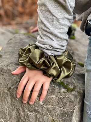 Extra Mega Stor Scrunchies Hårstrikk